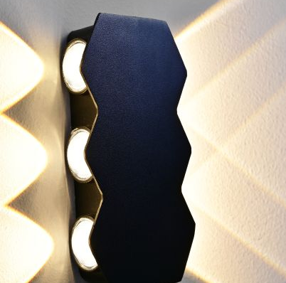 Stylish Black LED Light Design Adorning My Wall
